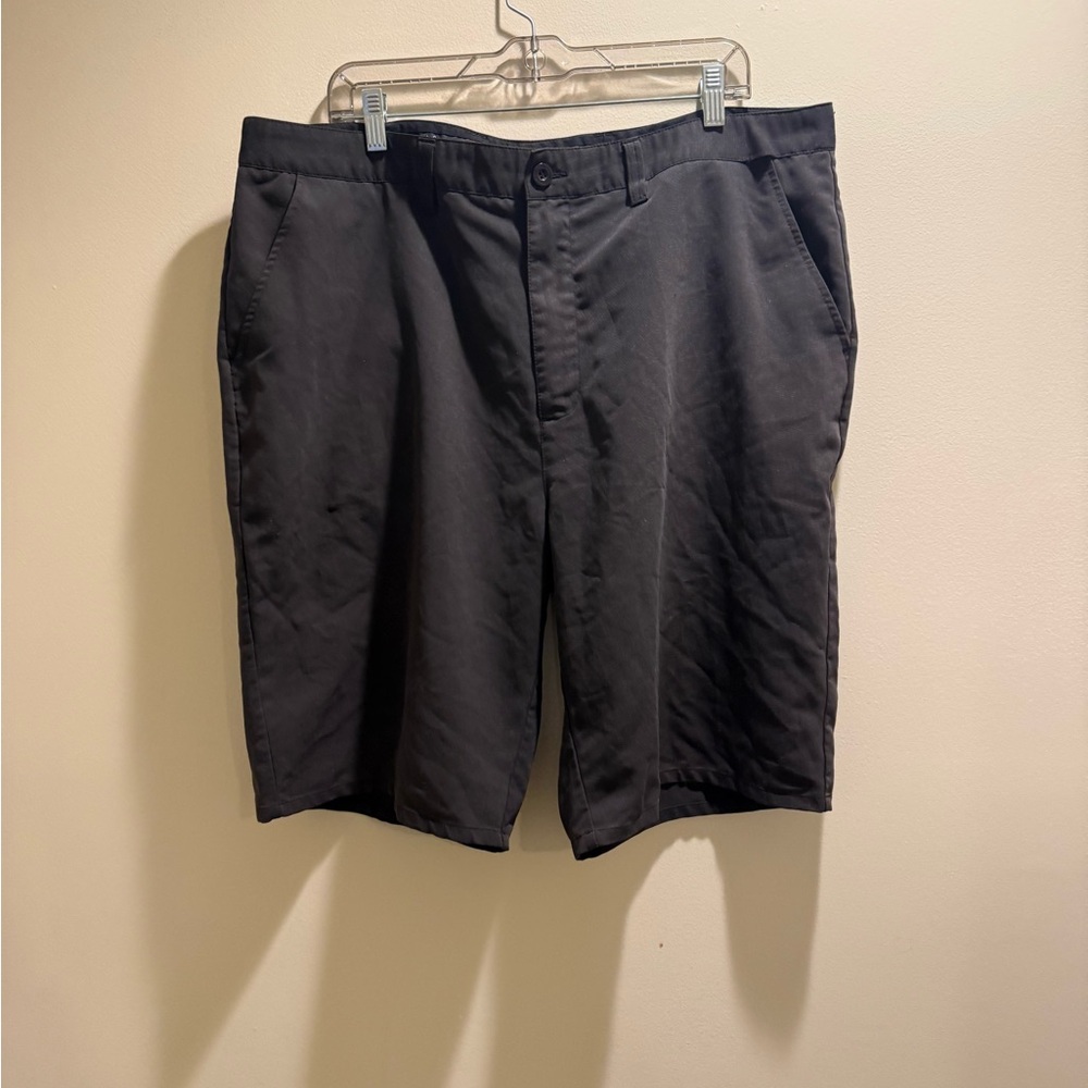 Travis Mathew Charcoal Flat Front Shorts
